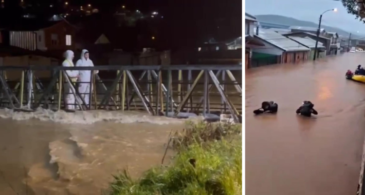 Sistema frontal en Curanilahue