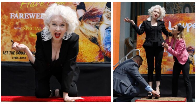 Cyndi Lauper reaparece con Cher en el Paseo de la Fama tras anunciar retiro: “Amo el glamour”
