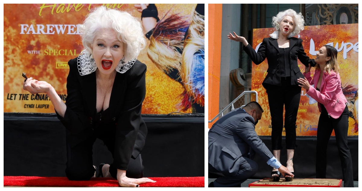 Cyndi Lauper reaparece con Cher en el Paseo de la Fama tras anunciar retiro: “Amo el glamour”