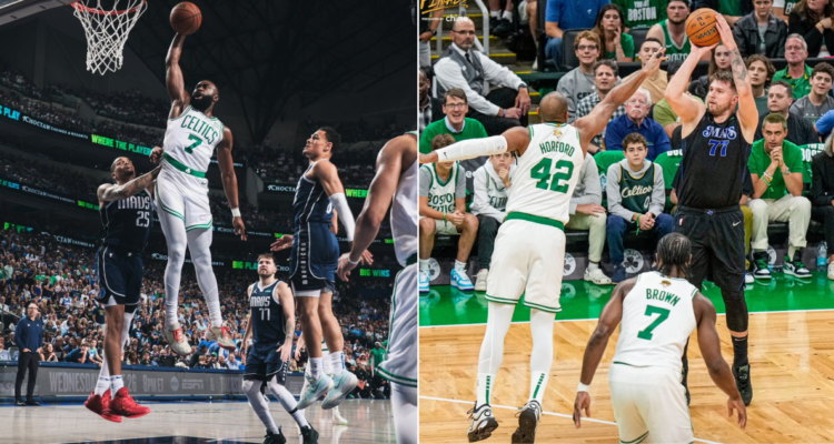 Boston Celtics y Dallas Mavericks se enfrentan por la gran final de la NBA.