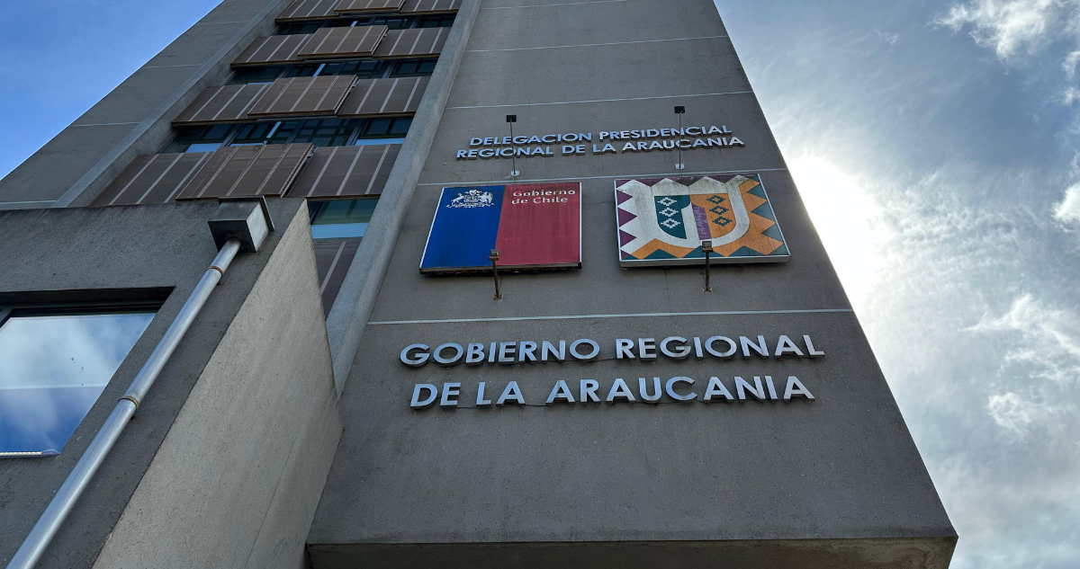 Frontis del GORE La Araucanía por denuncia de funcionario