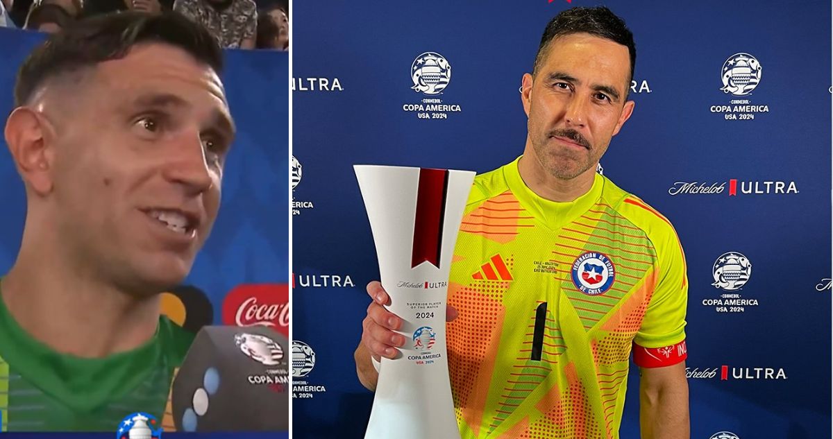 Emiliano Dibu Martínez dedicó elogios especiales a Claudio Bravo en la Copa América