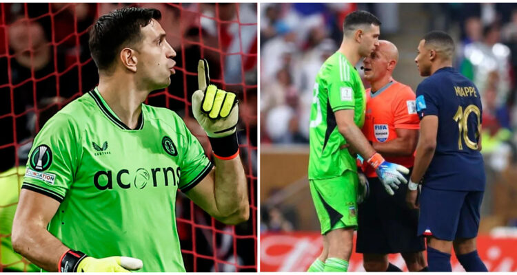 Dibu Martínez Kylian Mbappé