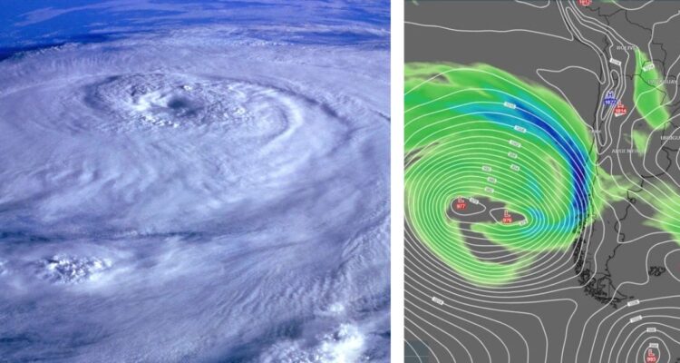 Cuál es la diferencia entre un ciclón extratropical o tropical, también llamado huracán. Cómo y por qué se forman y qué pasará en Chile.