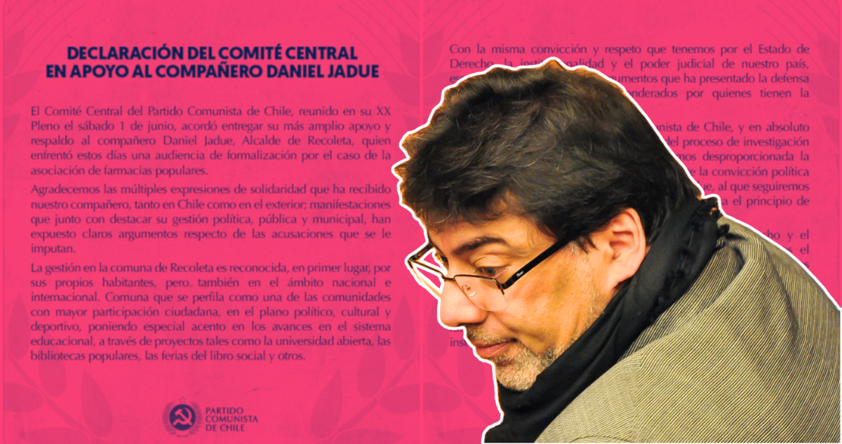 “Nos asiste la convicción política de inocencia”: PC cuestiona prisión preventiva para Daniel Jadue