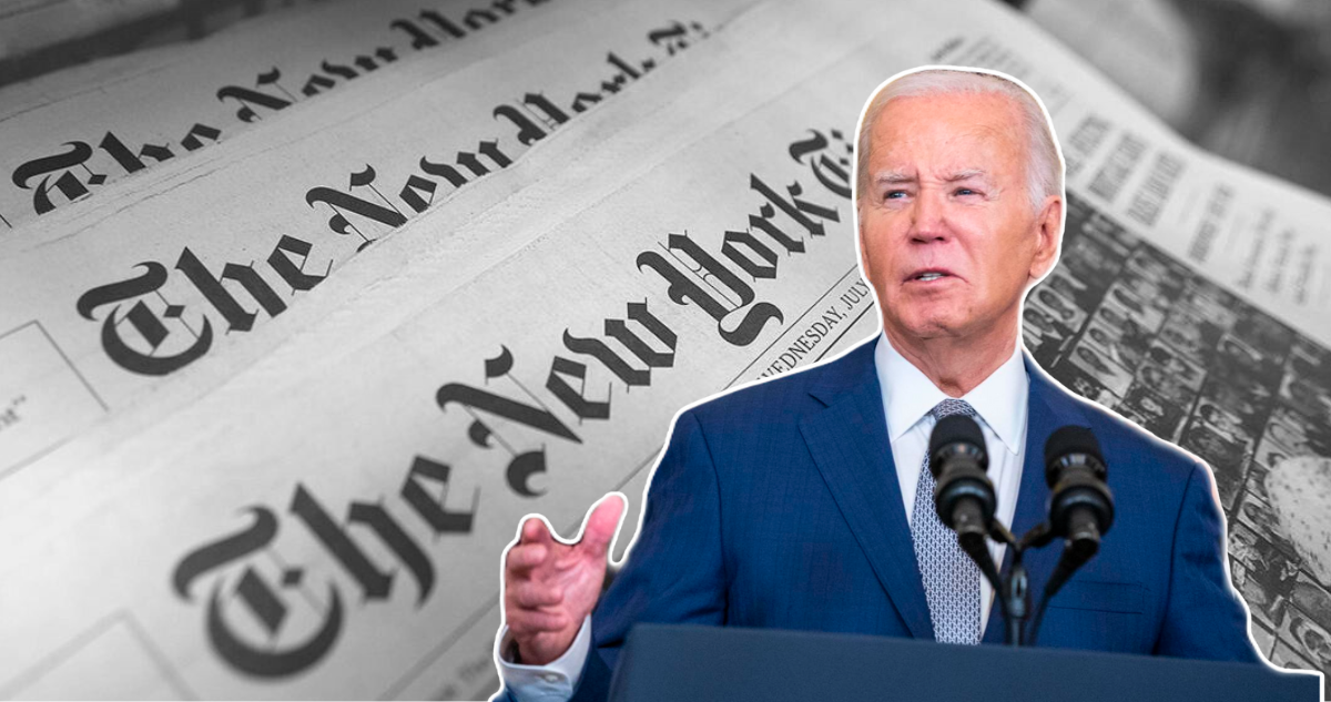 The New York Times, uno de los más influyentes de EEUU, pide a Biden que deje la carrera presidencial