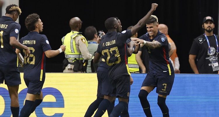 Ecuador celebró ante Jamaica en la Copa América