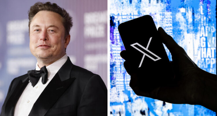 imágenes archivo de elon musk y de twitter, ahora con la imagen de X