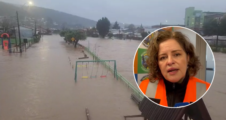 Alcaldesa de Curanilahue por sistema frontal y afectados