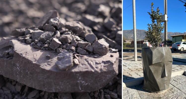 Inauguran inédito proyecto de espacio público construido con escorias de cobre en Catemu