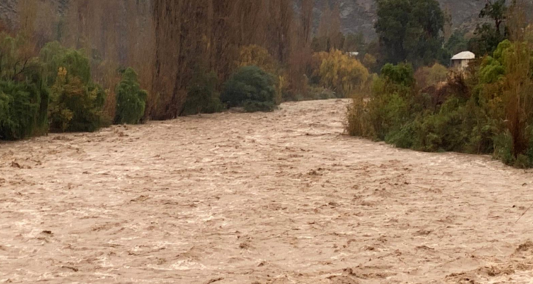 evacuar sector la isla río aconcagua