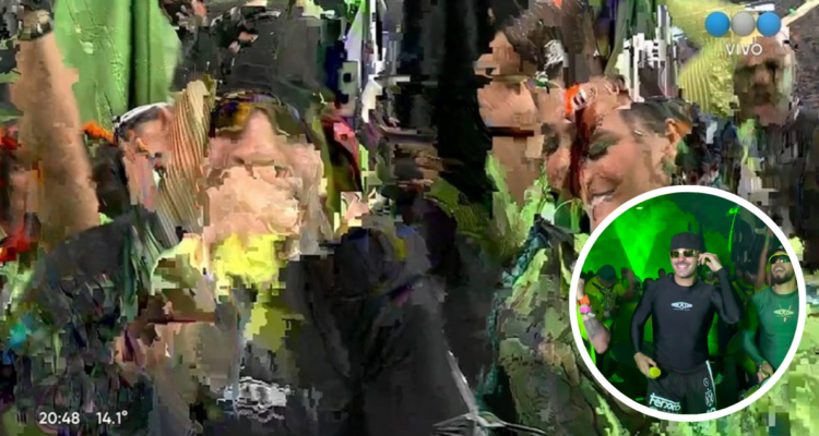 Captura de la transmisión en vivo del show de Feid en Copa América