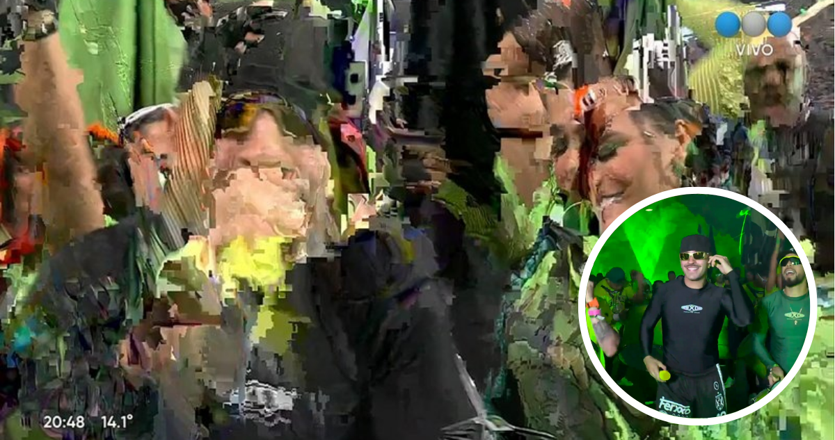 Captura de la transmisión en vivo del show de Feid en Copa América