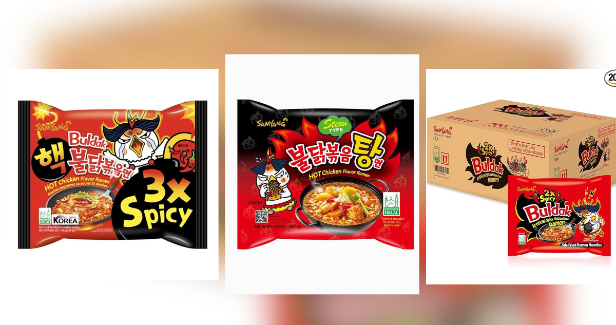 Dinamarca retira del mercado tres fideos coreanos por ser extremadamente picantes