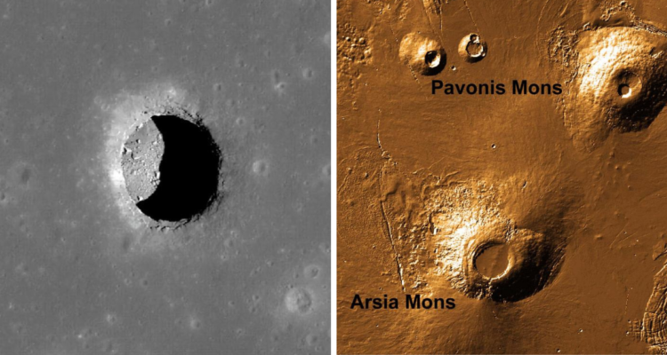 La rara fosa que podría ser clave para colonizar Marte: ¿qué hay en su interior?