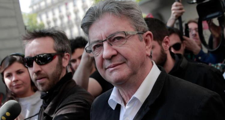 Jean-Luc Melenchon, líder del partido La Francia Insumisa (LFI)