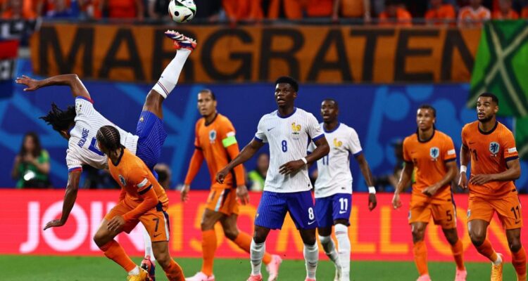 Países Bajos y Francia igualaron por la Eurocopa 2024.