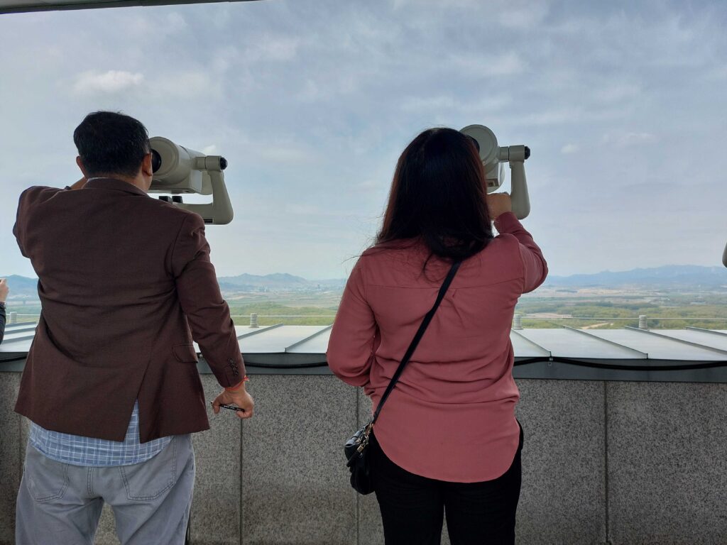 Observatorio Dora en la frontera de Corea del Norte.