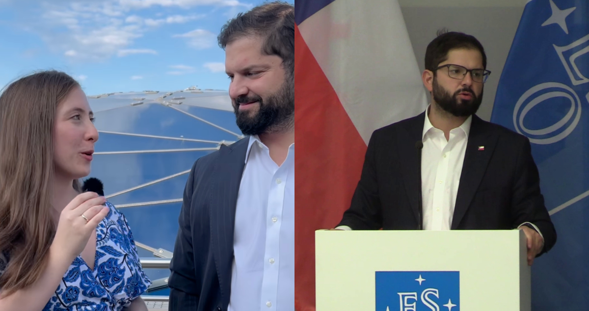 Boric reivindicó a Chile como “capital mundial de la astronomía”: visitó el ESO junto a Tere Paneque