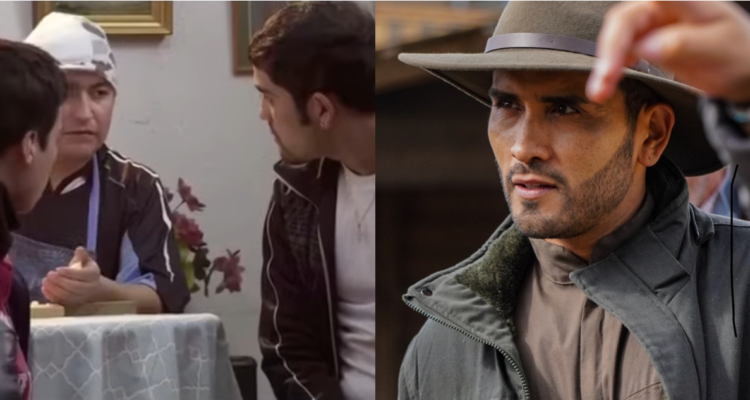 Escena de las empanadas de queso en El Reemplazante (izquierda) y Gastón Salgado (derecha)