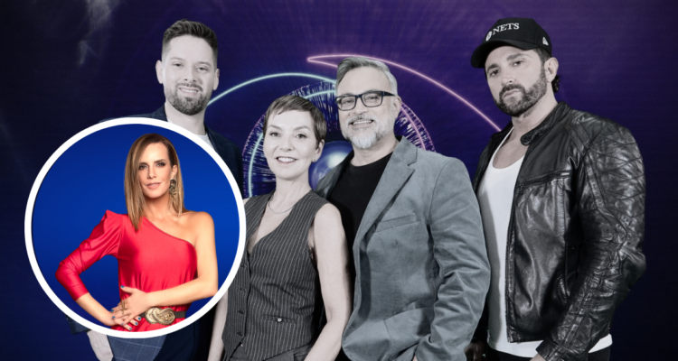 Panel de Gran Hermano Chile y miniatura de Diana Bolocco