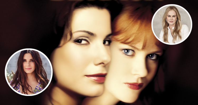 Sandra Bullock y Nicole Kidman en promoción de Hechizo de Amor de 1998