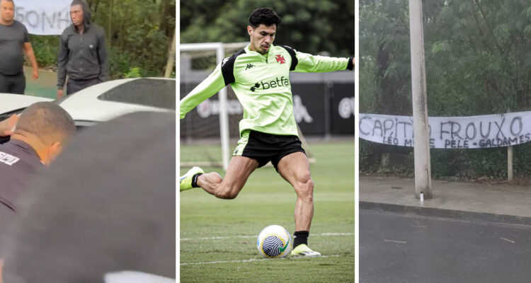 Pablo Galdames fue “apretado” por los hinchas de Vasco Da Gama en Brasil.