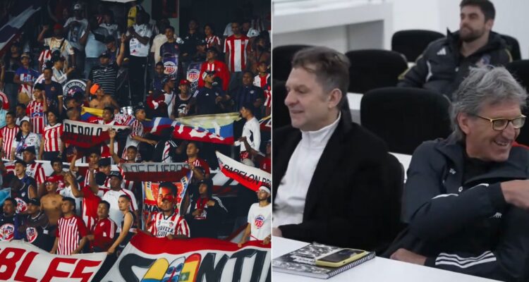 Hinchas de Junior indignados con Colo Colo por festejo del sorteo de Copa Libertadores