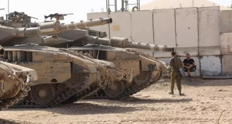 Tanques israelíes en Rafah