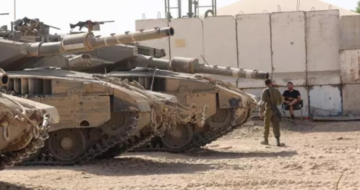 Tanques israelíes en Rafah