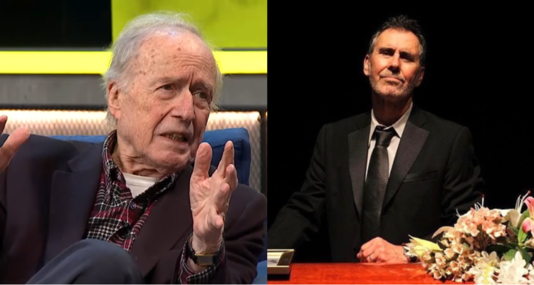 Jaime Vadell (izquierda) y Cristián Campos (derecha) en referencia a defensa por caso de abuso sexual