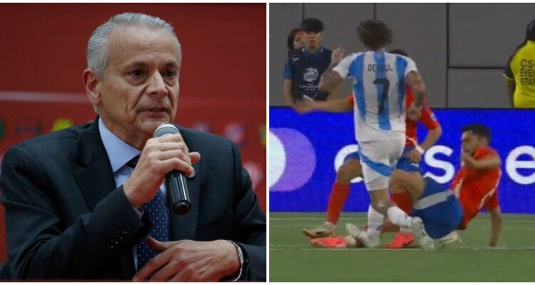 Javier Castrilli de Paul Suazo planchazo