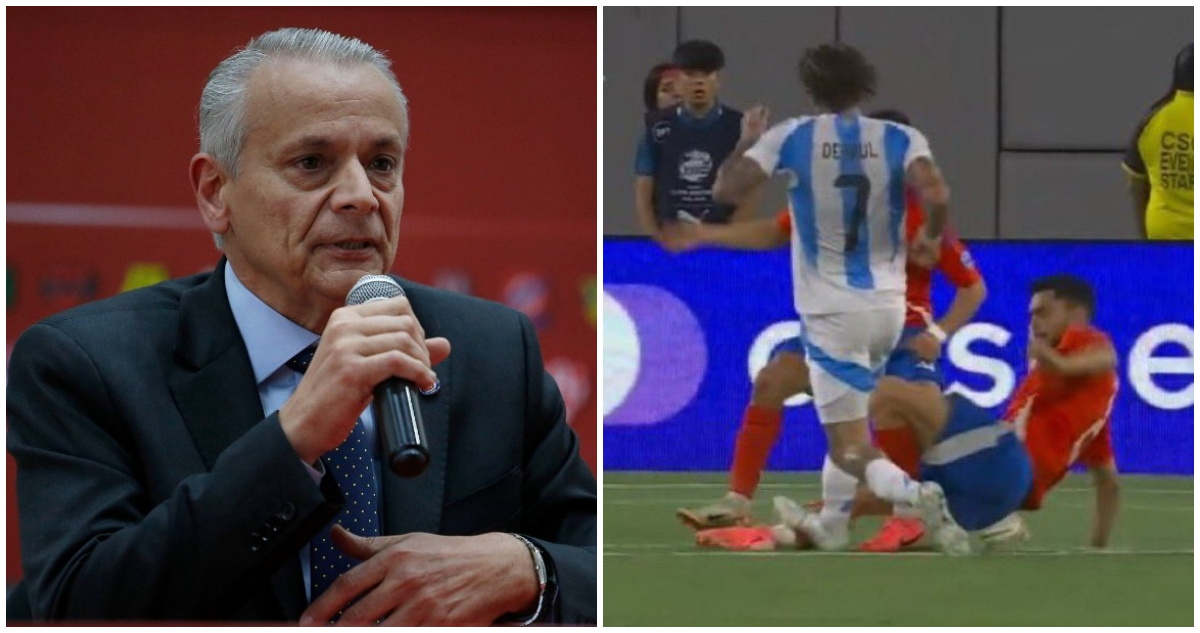 Javier Castrilli de Paul Suazo planchazo