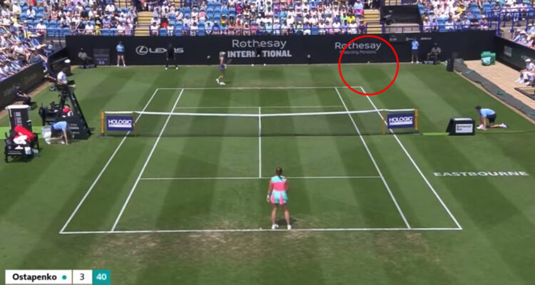 Jelena Ostapenko regaló el peor servicio en la historia del tenis.