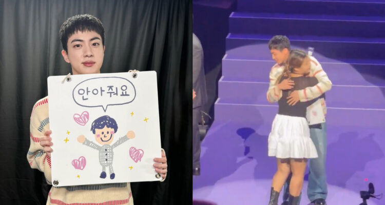 Jin de BTS abraza a 1.000 fans en Festa 2024 a un día de salir del ejército