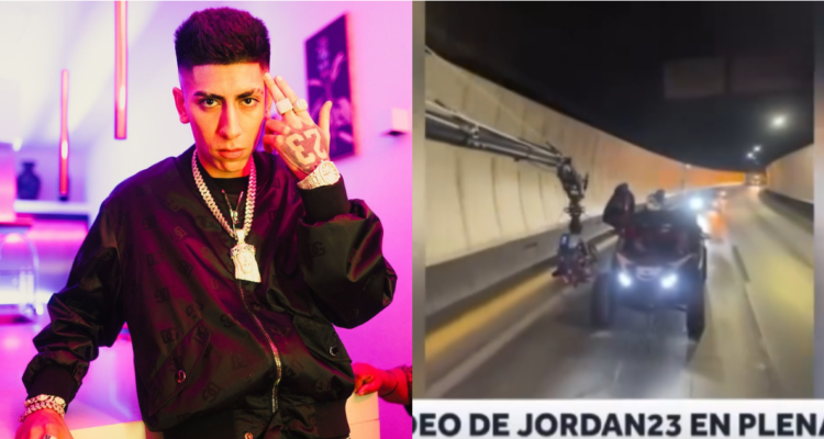 Jordan 23 en fotografía compartida en su instagram y grabación de videoclip