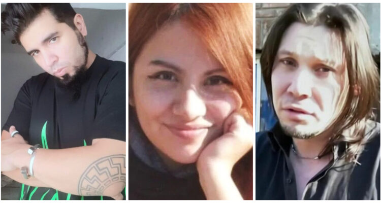 Fernando Sabag Montiel, Brenda Uliarte y Gabriel Carrizo