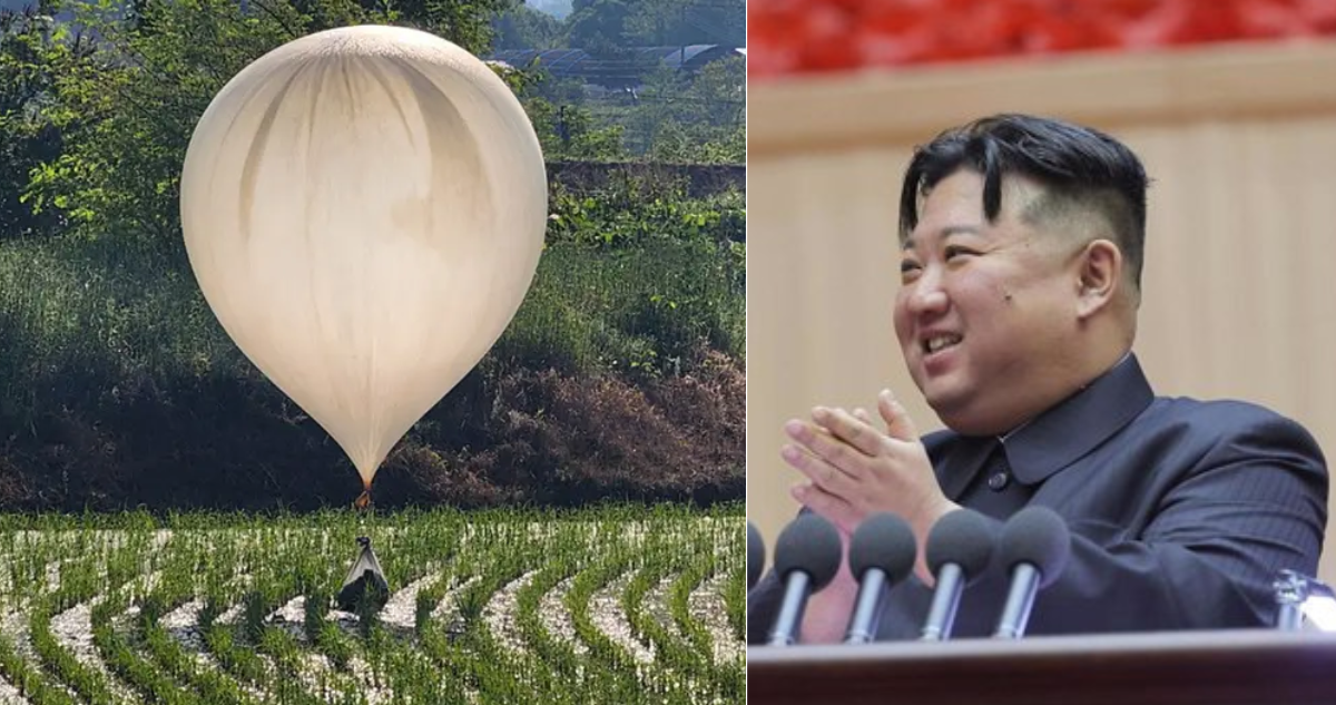 Kim Jong-Un vuelve a lanzar globos con basura y excremento a Corea del Sur