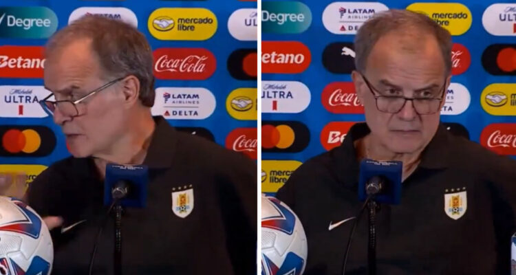 Marcelo Bielsa quedó sin palabras por ridícula pregunta en conferencia de Copa América.