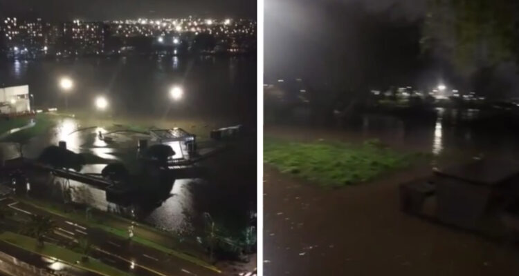 Izquierda: Las Tres Pascualas | Captura de video cedido a RBB | Derecha: Lo Méndez | Captura video grupo Somos de Barrio Norte! en Facebook