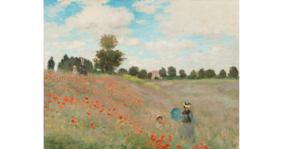 Cuadro "Las Amapolas" de Claude Monet