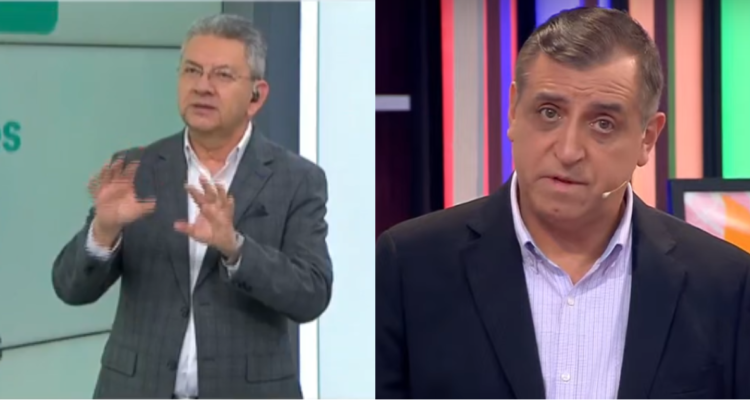 Jaime Leyton (izquierda) e Iván Torres (derecha) en referencia a datos desmentidos