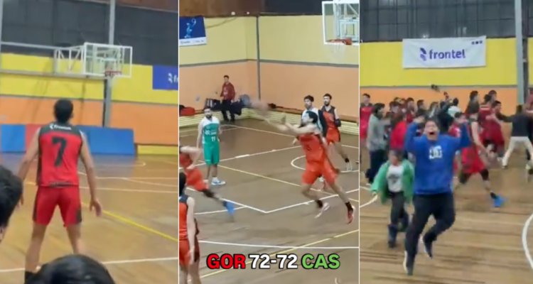 El brillante triple en la Liga Sease que le dio la agónica victoria a Corbea ante Deportes Castro.
