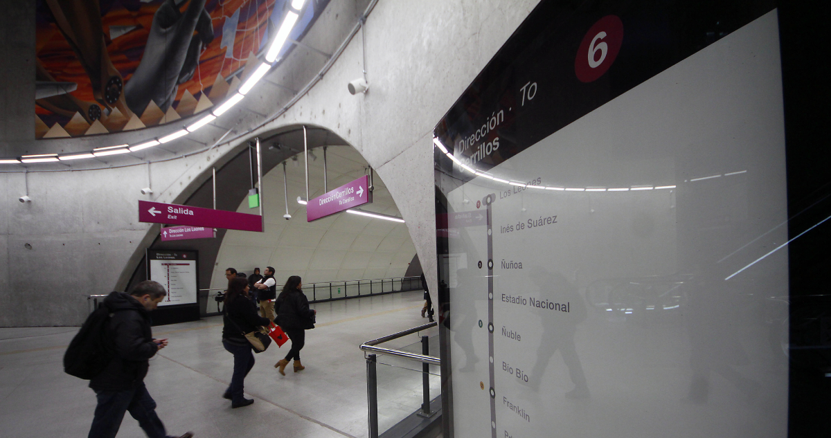 Reabren cuatro estaciones de la Línea 6 del Metro de Santiago: Bío Bío sigue cerrada