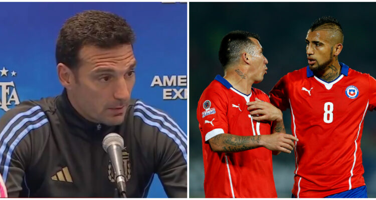 Lionel Scaloni Arturo Vidal Gary Medel