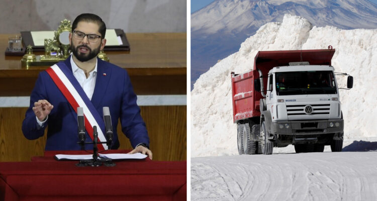 imagen contexto por declaraciones de boric por litio sqm y codelco