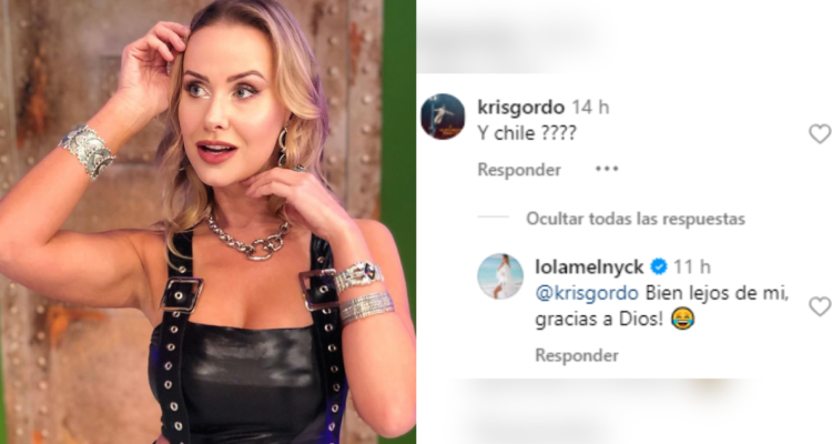 Lola Melnyck sacó ronchas en redes por dichos contra chilenos: “Tontitos, me hicieron ganar dinero”