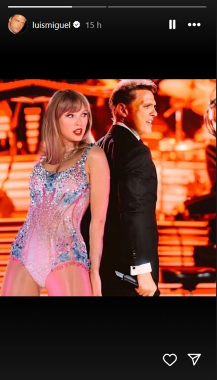 Luis Miguel confundió a sus fans con una foto trucada junto a Taylor Swift