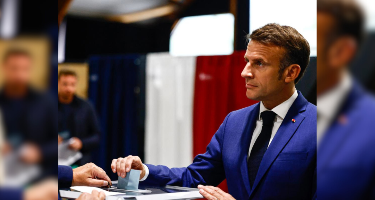 Tras triunfo de ultraderecha en Francia: Macron pide unirse contra partido de Le Pen en segunda vuelta