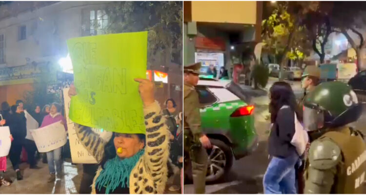 Manifestación por denuncia de violación grupal en el barrio Yungay culmina con desórdenes y detenidos